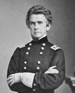 Major-General Ormsby M. Mitchel, Commanding Officer, U.S. Department of the South, circa 1862 (public domain).