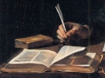 St. Paul Writing His Epistles (Bulogne c. 1600.