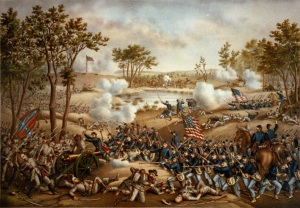 Battle of Cold Harbor (Library of Congress, public domain).