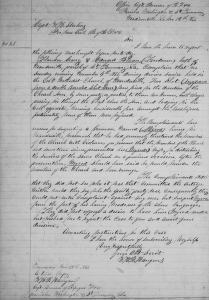W. H. R. Hangen's Freedmen's Bureau Report re: Freedmen's Church Shooting 6 November 1866 (12 November 1866, public domain).